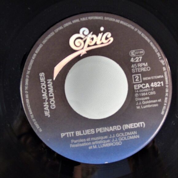 Jean-Jacques Goldman Americain Vinyl 1984 Holland - Picture 4 of 9